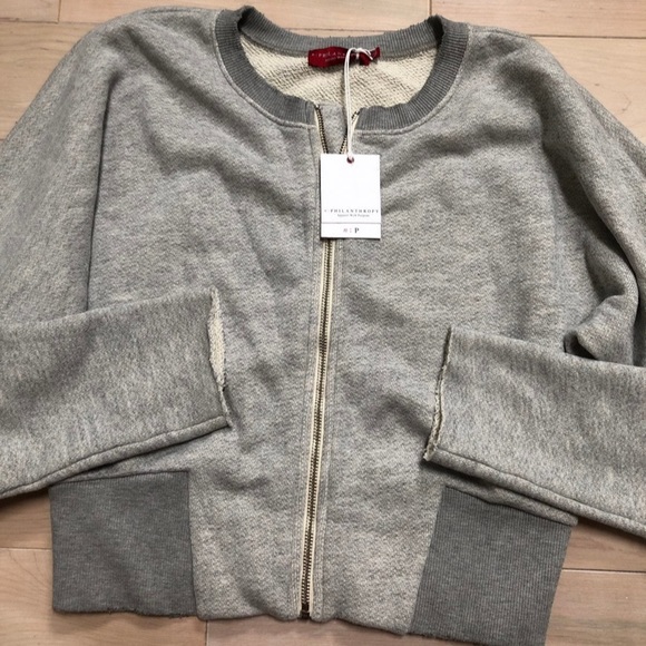 N:philanthropy soft terry Grey jacket - Picture 3 of 8